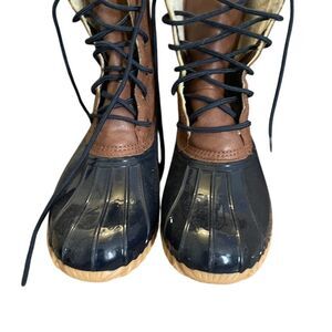 Sporto Black and Brown Winter Boots